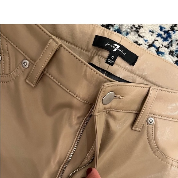 7 FOR ALL MANKIND Faux Leather Pants​ - Picture 2 of 7